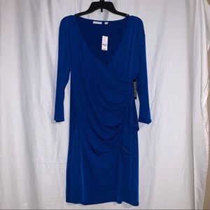 Gorgeous Knee-Length Blue Dress NEW